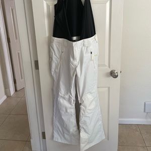 Oakley Ladies Ski Pants with Detachable Bib Large White
